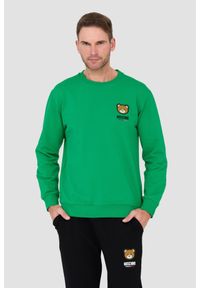 MOSCHINO Zielona męska bluza, Rozmiar L. Kolor: zielony #1