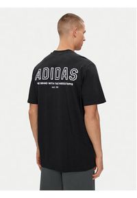 Adidas - adidas T-Shirt IR8363 Czarny Loose Fit. Kolor: czarny. Materiał: bawełna #6