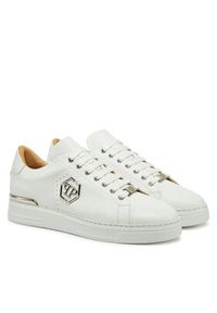 Philipp Plein - PHILIPP PLEIN Sneakersy SAES USC0670 PLE010 Biały. Kolor: biały. Materiał: skóra #6