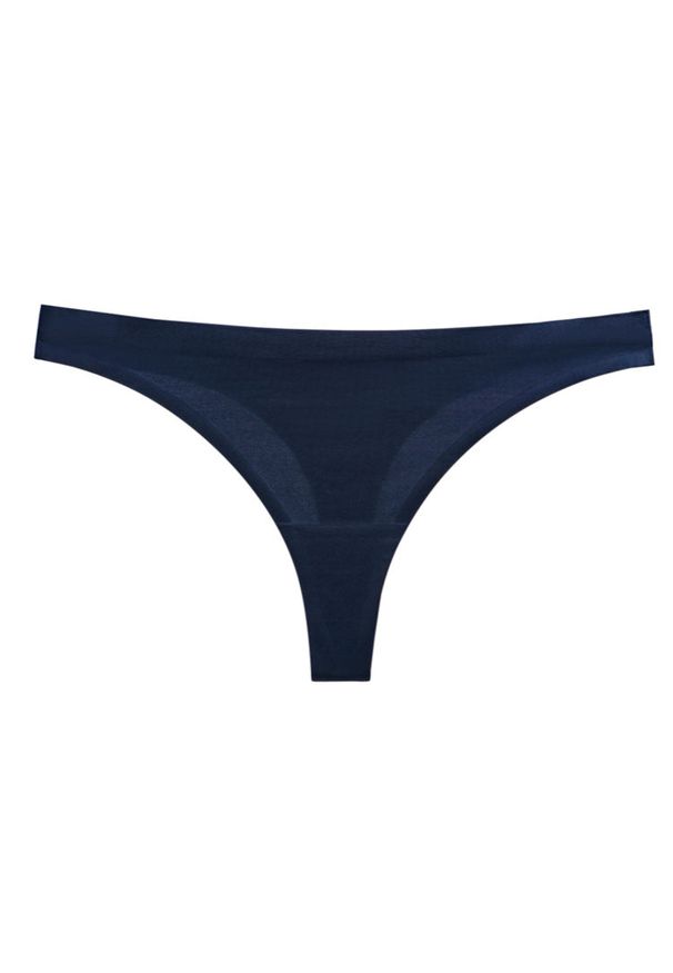 Intica - Stringi bezszwowe z miękkiego materiału niewidoczne pod odzieżą Alethia. Kolor: niebieski. Materiał: materiał