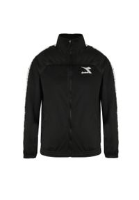 Diadora - Zestaw dresowy męski DIADORA TRACKSUIT FZ NEXT. Kolor: czarny. Materiał: dresówka