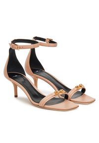 Elisabetta Franchi Sandały SA59L51E2 181 Różowy. Kolor: różowy. Materiał: skóra #4