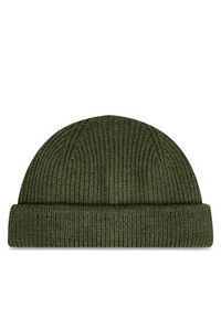 Buff Czapka Knitted 132323.809.10.00 Khaki. Kolor: brązowy. Materiał: wełna, materiał
