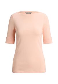 Lauren Ralph Lauren - LAUREN RALPH LAUREN Bluzka 200654963202 Pomarańczowy jasny Slim Fit. Kolor: pomarańczowy. Materiał: bawełna #3