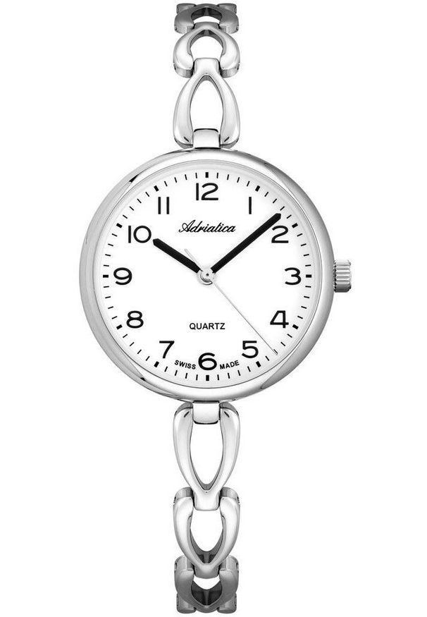 Zegarek damski Adriatica A3785.5123Q srebrny. Kolor: srebrny