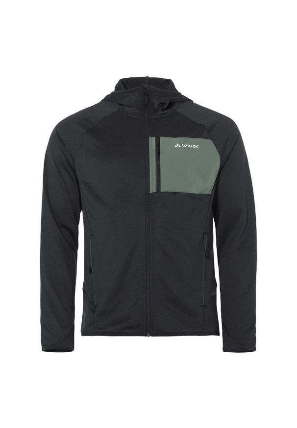 Vaude - Polar męski VAUDE Tekoa II. Typ kołnierza: kaptur. Kolor: czarny. Materiał: polar. Sport: turystyka piesza, wspinaczka