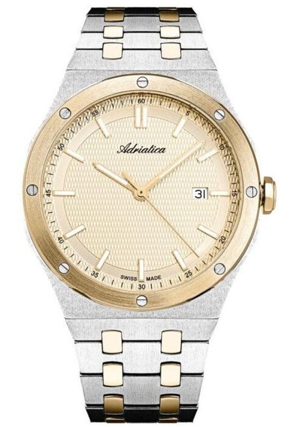 Zegarek Adriatica Zegarek męski Adriatica A8337.2111Q srebrny. Kolor: srebrny