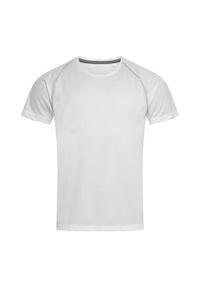 Stedman - Męska Koszulka Active 140 Team Raglan. Kolor: biały. Długość rękawa: raglanowy rękaw. Sport: turystyka piesza #1