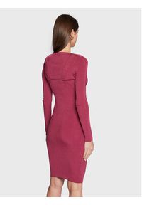Marciano Guess Komplet sukienka dzianinowa i sweter 3RGK05 5662Z Różowy Slim Fit. Kolor: różowy. Materiał: bawełna #4