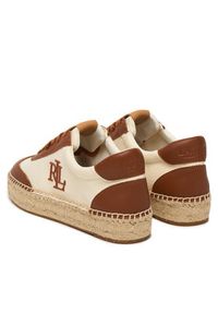 Lauren Ralph Lauren - LAUREN RALPH LAUREN Espadryle Luize 802P04428003 Biały. Kolor: biały. Materiał: skóra #5