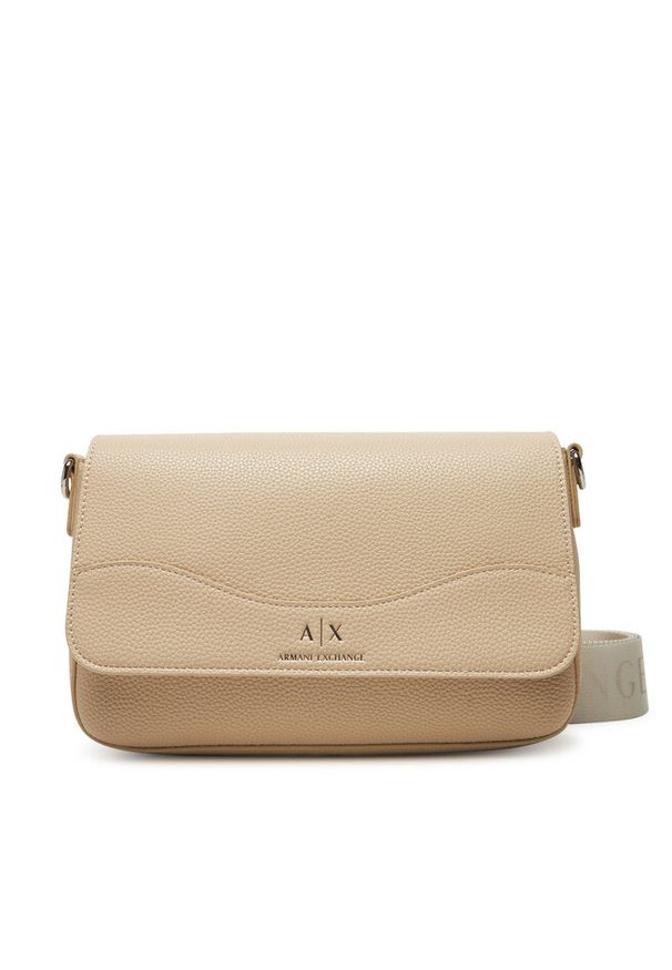 Torebka Armani Exchange. Kolor: beżowy