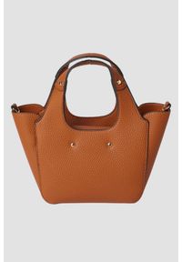 Guess - GUESS Brązowa torebka damska Calista 2 w 1 Mini. Kolor: brązowy. Styl: elegancki, casual #4