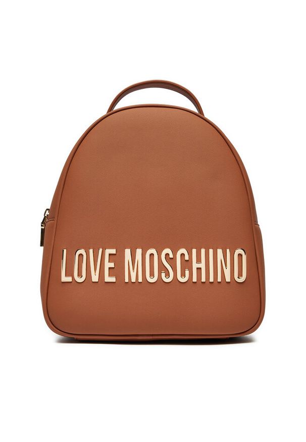 Love Moschino - Plecak LOVE MOSCHINO. Kolor: brązowy