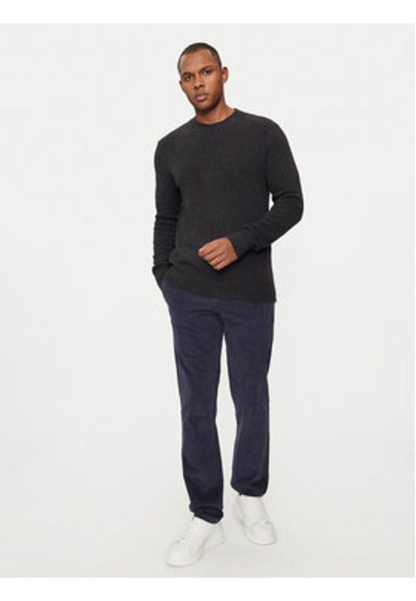 United Colors of Benetton - United Colors Of Benetton Sweter 10R2U108E Szary Regular Fit. Kolor: szary. Materiał: bawełna