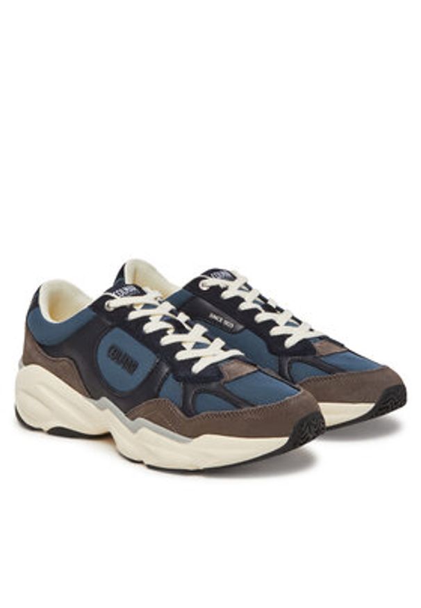 Colmar Sneakersy Dexter SS25/026 Granatowy. Kolor: niebieski. Materiał: skóra, zamsz