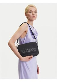 Love Moschino - LOVE MOSCHINO Torebka JC4023PP1MKD000B Czarny. Kolor: czarny. Materiał: skórzane #1