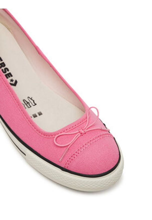 Converse Baleriny Chuck Taylor All Star Dainty Ballerina A16212C Różowy. Kolor: różowy. Materiał: materiał