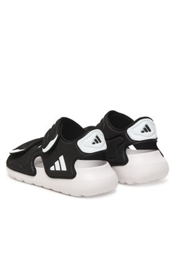 Adidas - adidas Sandały Altaswim 3 Sandals JS2537 Czarny. Kolor: czarny. Materiał: syntetyk