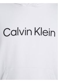 Calvin Klein Bluza Hero K10K111345 Biały Regular Fit. Kolor: biały. Materiał: bawełna #6