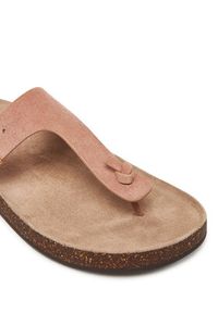 Tory Burch Japonki 150910 Beżowy. Kolor: beżowy. Materiał: zamsz, skóra #3