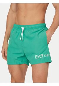 EA7 Emporio Armani Szorty kąpielowe 7M002000 AF13049 M7184 Zielony Regular Fit. Kolor: zielony. Materiał: syntetyk #1