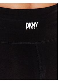 DKNY Sport Legginsy DP2P3160 Czarny Classic Fit. Kolor: czarny. Materiał: bawełna. Styl: sportowy