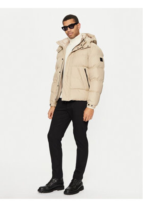 BOSS Kurtka zimowa H-Corbinian3 50525243 Beżowy Regular Fit. Kolor: beżowy. Materiał: syntetyk. Sezon: zima