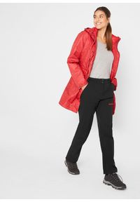 bonprix - Spodnie softshell ze stretchem, z kieszeniami, hydrofobowe. Kolor: czarny. Materiał: softshell, materiał #3