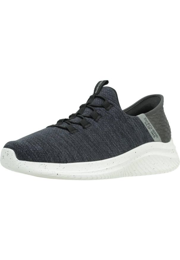 skechers - Buty SKECHERS SLIP-INS :_SUMIT Czarny. Kolor: czarny. Materiał: tkanina