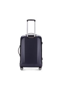 Wittchen - Średnia walizka z polikarbonu jednokolorowa granatowa. Kolor: niebieski. Materiał: guma #4