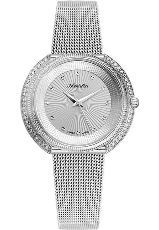 Zegarek Adriatica Zegarek damski Adriatica A3816.5147Q srebrny. Kolor: srebrny