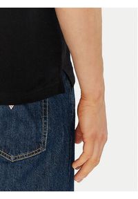 Moose Knuckles Polo Everett M34MT712 Czarny Slim Fit. Typ kołnierza: polo. Kolor: czarny. Materiał: bawełna #4