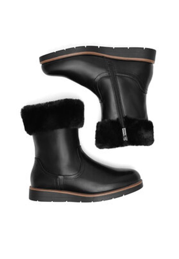 Clara Barson Botki WYL3986-1 Czarny. Kolor: czarny. Materiał: materiał