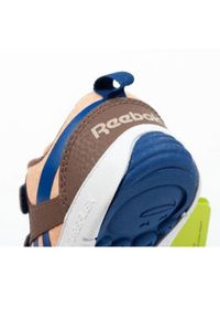 Buty Reebok Ventureflex Jr BS5601 brązowe czarne. Zapięcie: rzepy. Kolor: czarny, brązowy, wielokolorowy. Materiał: syntetyk, materiał, skóra. Szerokość cholewki: normalna. Wzór: kolorowy #4