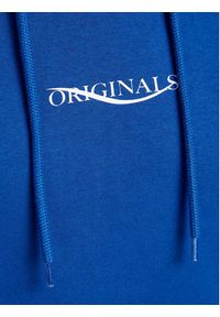 Jack & Jones - Jack&Jones Bluza Elias 12195574 Niebieski Oversize. Kolor: niebieski. Materiał: bawełna