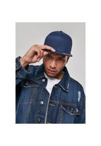 FLEXFIT - Czapka Flexfit organic cotton. Kolor: niebieski. Materiał: bawełna #1