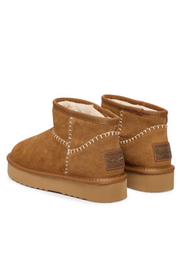 Pepe Jeans Śniegowce Dissy Etnic W PLS500004 Brązowy. Kolor: brązowy. Materiał: zamsz, skóra