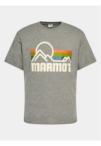 Marmot T-Shirt Coastal M14253 Szary Regular Fit. Kolor: szary. Materiał: bawełna