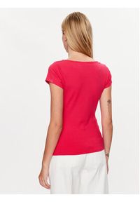 Guess Bluzka W2YP24 KBCO2 Różowy Slim Fit. Kolor: różowy. Materiał: wiskoza #3