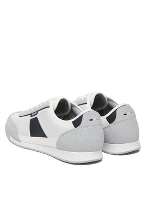 BOSS Sneakersy Nitan 50557886 Biały. Kolor: biały. Materiał: materiał