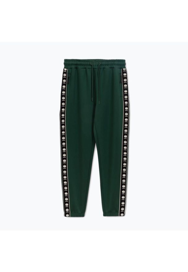 PITBULL - Spodnie męskie Pitbull Track Pants Powers. Kolor: zielony