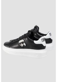 Karl Lagerfeld - KARL LAGERFELD Czarne sneakersy Kapri Mens Nft Lo Lace, Rozmiar 44. Kolor: czarny #7