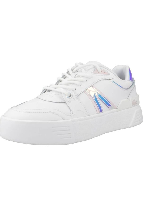 Tenisówki Lacoste Model L002 Evo Leather Kolor Biały. Kolor: biały. Materiał: tkanina, materiał, skóra, syntetyk