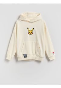 Reserved - Bluza Pokémon - złamana biel. Materiał: dzianina, bawełna