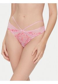 Hunkemöller Stringi Lillia 204602 Fioletowy. Kolor: fioletowy. Materiał: syntetyk