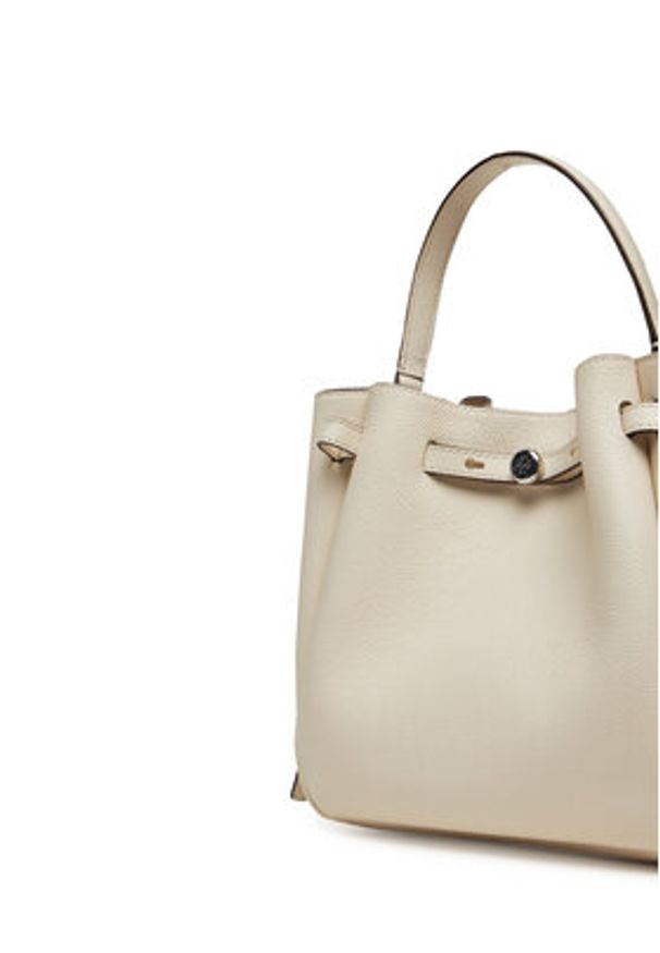 Tory Burch Torebka Romy Bucket Bag 166982 Écru. Materiał: skórzane