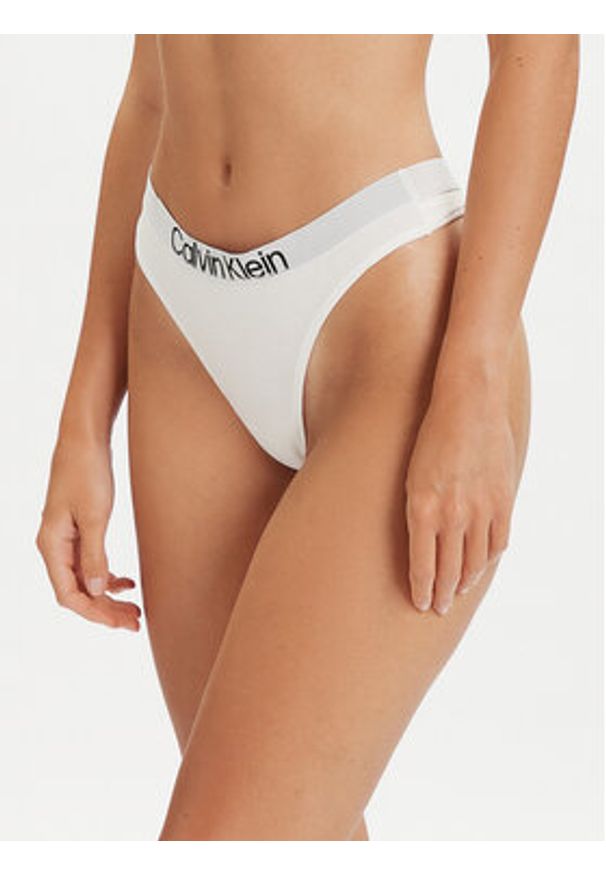 Calvin Klein Underwear Komplet 5 par stringów LV00QD5331 Kolorowy. Materiał: bawełna. Wzór: kolorowy