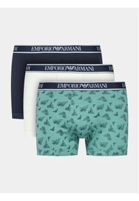 Komplet 3 par bokserek Emporio Armani Underwear. Kolor: beżowy