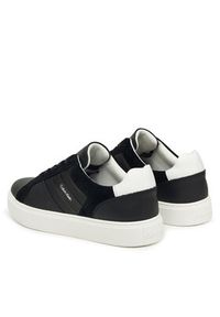 Calvin Klein Sneakersy Classic Cupsole Laceup Tape Lth YM0YM01430 Czarny. Kolor: czarny. Materiał: skóra