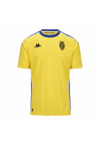 Kappa - Dziecięca koszulka bramkarska AS Monaco Kombat 2024/25. Kolor: wielokolorowy, niebieski, szary, żółty. Sport: piłka nożna #1